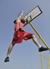 Image showing basketball player