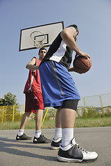 Image showing basketball player