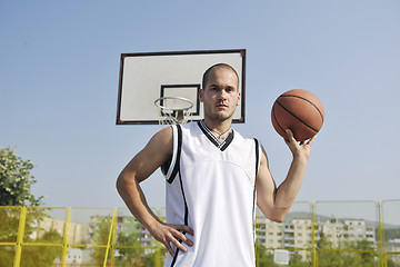 Image showing basketball player