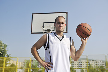 Image showing basketball player