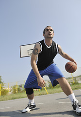 Image showing basketball player