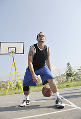 Image showing basketball player