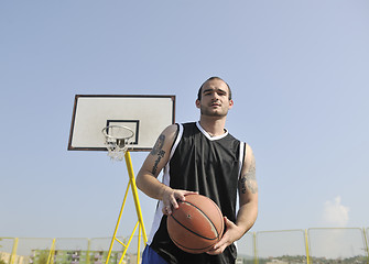 Image showing basketball player