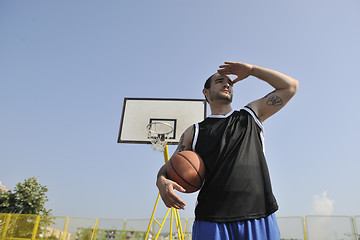 Image showing basketball player