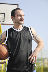 Image showing basketball player