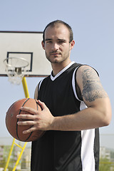 Image showing basketball player