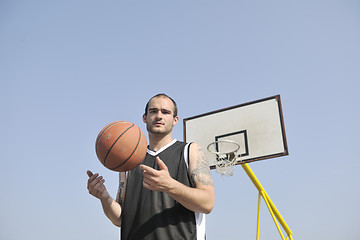 Image showing basketball player