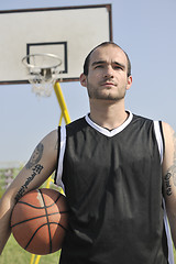 Image showing basketball player