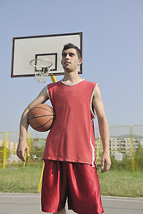 Image showing basketball player