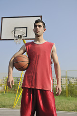 Image showing basketball player