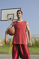 Image showing basketball player