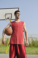 Image showing basketball player