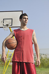 Image showing basketball player