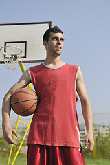 Image showing basketball player