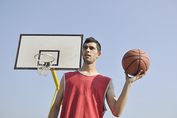 Image showing basketball player