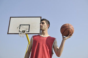 Image showing basketball player