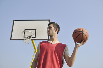 Image showing basketball player