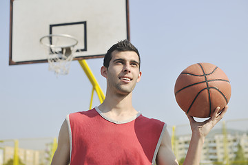 Image showing basketball player