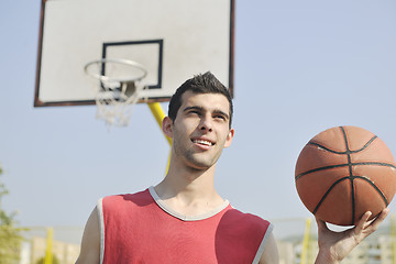 Image showing basketball player