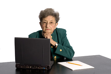 Image showing senior office executive