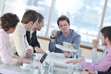 Image showing architect business team on meeting