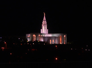 Image showing Illuminated Church