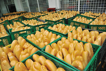 Image showing bread factory production