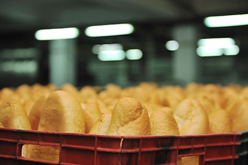 Image showing bread factory production