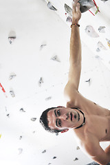 Image showing man exercise sport climbing