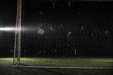 Image showing soccer   goal keeper