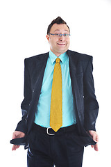 Image showing businessman isolated pocket