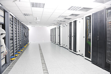 Image showing network server room