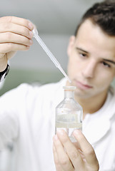 Image showing young scientist in lab