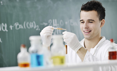 Image showing young scientist in lab