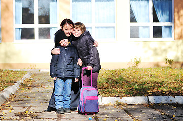 Image showing happy family outdoor