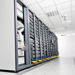 Image showing network server room