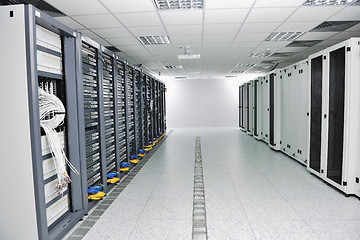 Image showing network server room