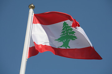 Image showing Lebanese flag