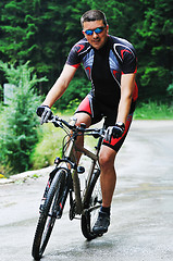 Image showing  mount bike man outdoor