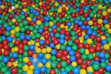 Image showing colorful balls background