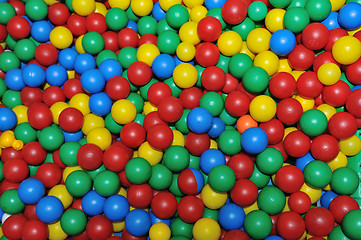 Image showing colorful balls background