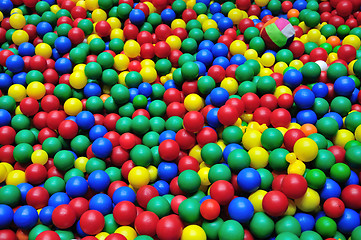 Image showing colorful balls background