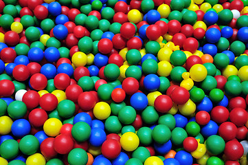 Image showing colorful balls background