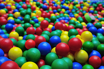 Image showing colorful balls background