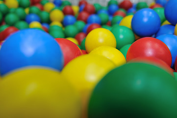 Image showing colorful balls background