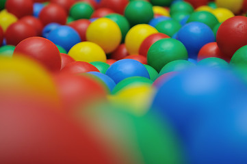 Image showing colorful balls background