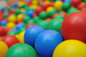 Image showing colorful balls background