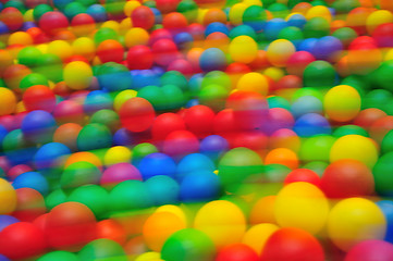 Image showing colorful balls background