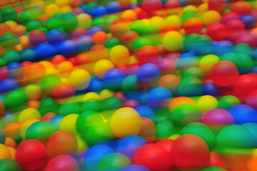 Image showing colorful balls background