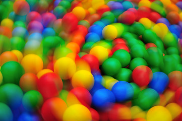 Image showing colorful balls background